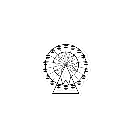 Bubble-free "The Wheel" Sticker