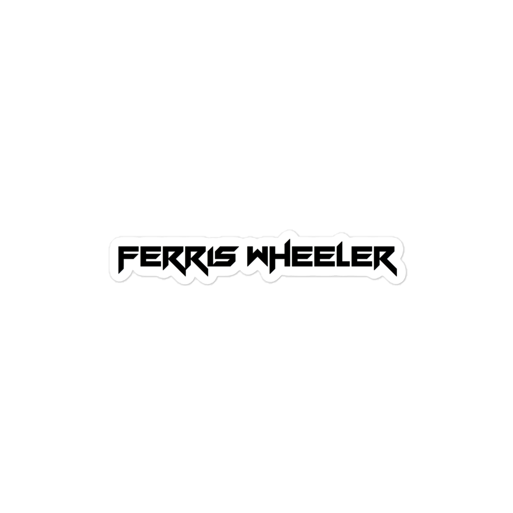 Bubble-free Ferris Wheeler Sticker